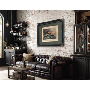 Burning of the Steamship Golden Gate _july 27 1862 1862 — Framed Wall Art Room View | Bella Frye