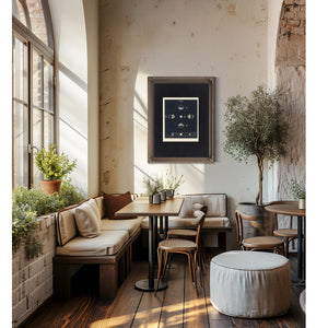 The Lunar Pull a Study of Celestial Forces and Earthly Waters — Framed Wall Art Room View | Bella Frye