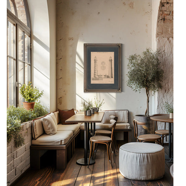 Sand Island Light Station Blueprint 8th District Sentinel