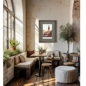 The Gilded Arena Stanford Whites Tower of Spectacle and Scandal — Framed Wall Art Room View | Bella Frye