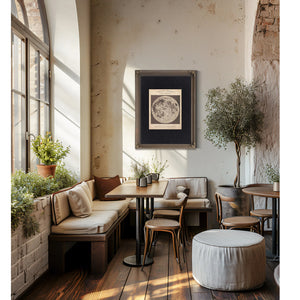 Lord Rosse's Lunar Reverie — A Vast Ruin of Nature — Framed Wall Art Room View | Bella Frye
