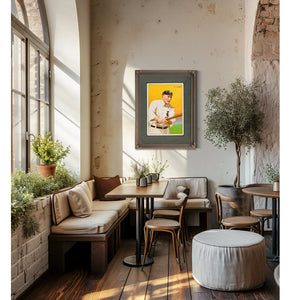 T227 Miners Extra Ty Cobb 8cccb — Framed Wall Art Room View | Bella Frye