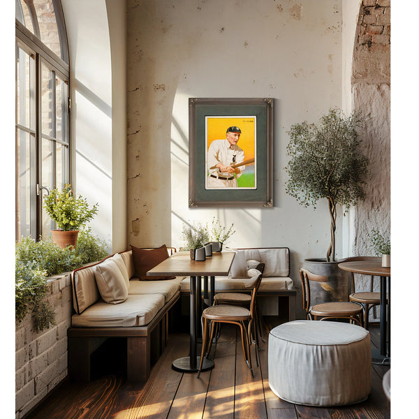 T227 Miners Extra Ty Cobb 8cccb — Framed Wall Art Room View | Bella Frye