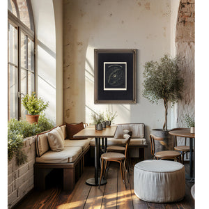 The Cosmic Mirror Smith's Celestial Sphere With Earth at Center — Framed Wall Art Room View | Bella Frye