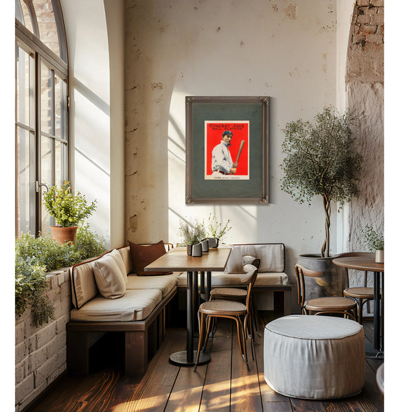 Cracker Jack Ty Cobb — Framed Wall Art Room View | Bella Frye
