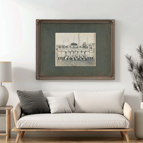 Homestead Grays — Framed Wall Art Room View | Bella Frye