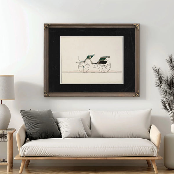 Design for Phaeton (unnumbered) — Framed Wall Art Room View | Bella Frye