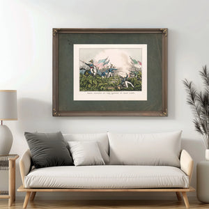 General Taylor at the Battle of Palo Alto May 8th 1846 1846 — Framed Wall Art Room View | Bella Frye