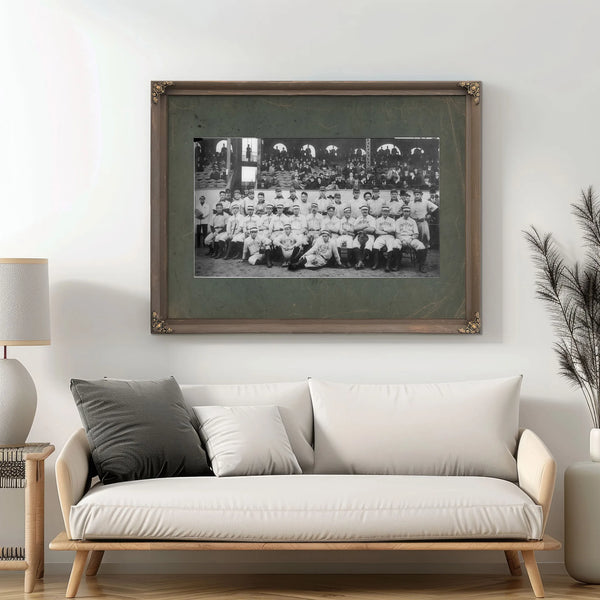 World Series Boston Americans B9d3 — Framed Wall Art Room View | Bella Frye