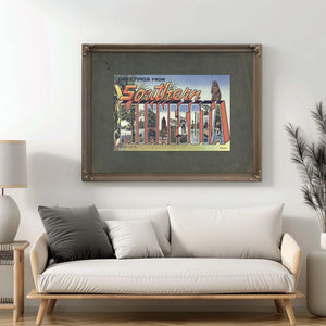 Minnesota Southern — Framed Wall Art Room View | Bella Frye