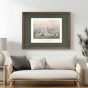 Baltimore Bearing the Body of Ericsson New York Harbor Aug 3th 189 1891 — Framed Wall Art Room View | Bella Frye