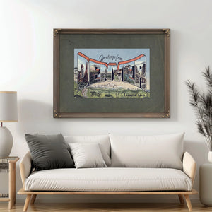 Colorado Denver — Framed Wall Art Room View | Bella Frye