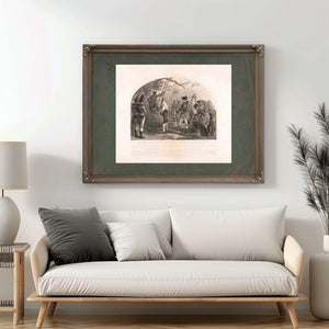 Last Words of Captain Nathan Hale the Hero Martyr of the American Revolution — Framed Wall Art Room View | Bella Frye