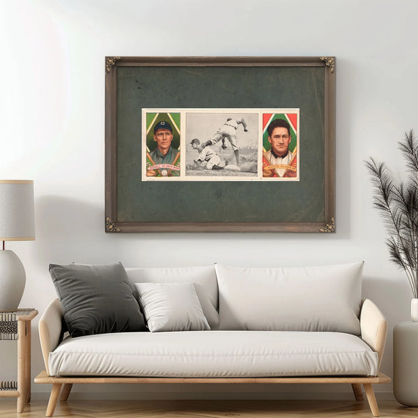 Geo T Stovalljames Austin St Louis Browns Baseball Card Portrait — Framed Wall Art Room View | Bella Frye