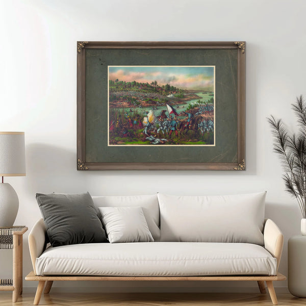 Battle of Paceo Manila Feb 4th 5th 1899 1899 — Framed Wall Art Room View | Bella Frye