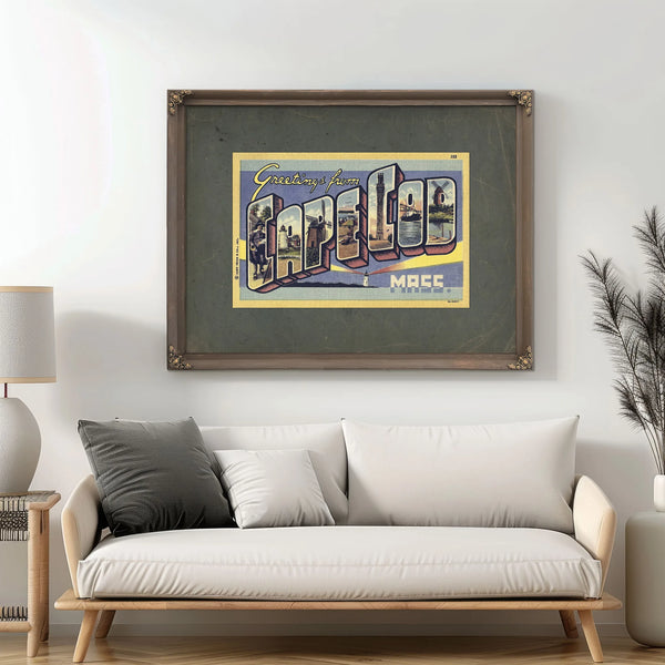 Massachusetts Cape Cod — Framed Wall Art Room View | Bella Frye