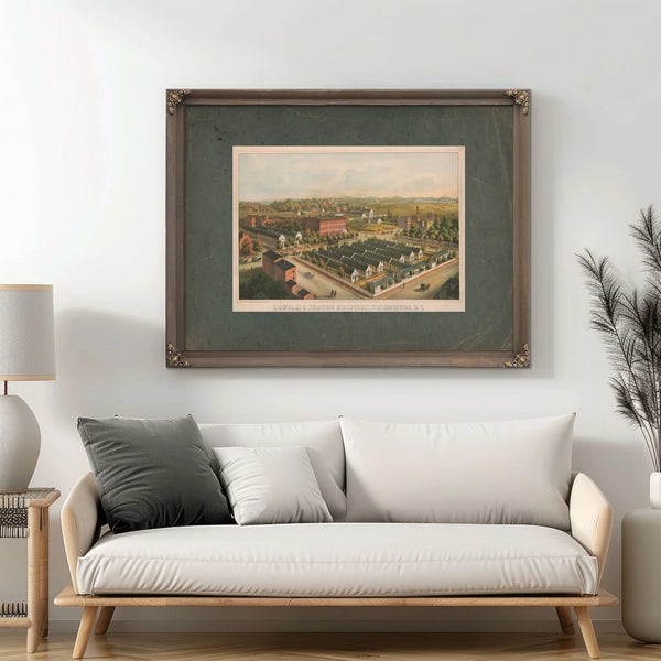 Douglas Stanton Hospitals Washingtondc 1864 — Framed Wall Art Room View | Bella Frye