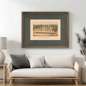 Camp Belger Baltimore Md 37th Regiment Nys National Guard Col Charles Roome — Framed Wall Art Room View | Bella Frye