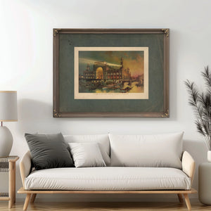 Electrical Building Worlds Columbian Exposition 1892 — Framed Wall Art Room View | Bella Frye