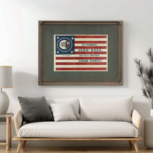for President John Bell for Vice President Edward Everett 186 — Framed Wall Art Room View | Bella Frye