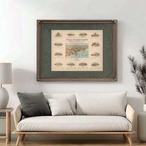 a View of the Columbian Exposition 1892 — Framed Wall Art Room View | Bella Frye
