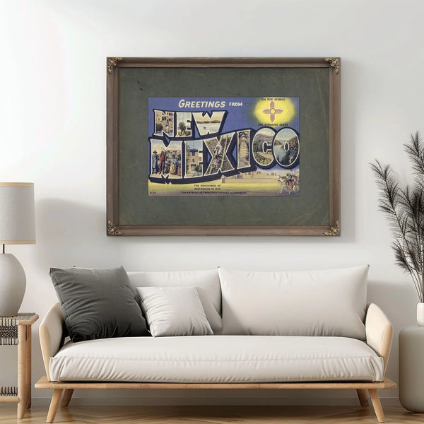 New Mexico — Framed Wall Art Room View | Bella Frye