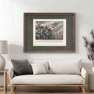 Battle of Cerro Cordo April 18th 1847 1847 — Framed Wall Art Room View | Bella Frye