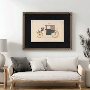 Design for Landaulet No 4211 — Framed Wall Art Room View | Bella Frye