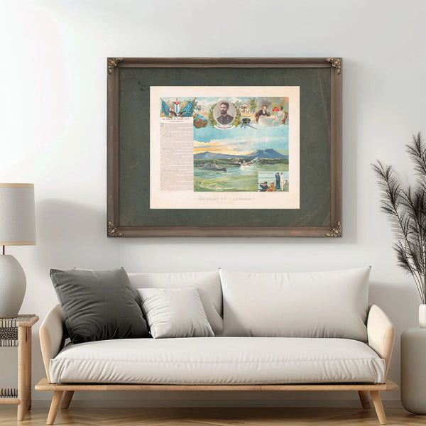 Hobson of Alabama 1899 — Framed Wall Art Room View | Bella Frye