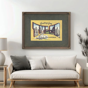 Oklahoma Tulsa — Framed Wall Art Room View | Bella Frye
