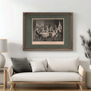 George Washington and the Spy Harvey Birch 184 185 — Framed Wall Art Room View | Bella Frye