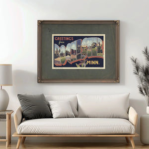 Minnesota Rochester — Framed Wall Art Room View | Bella Frye