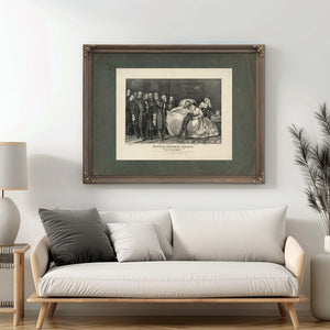 Death of President Lincoln_ at Washington Dc April 15th 1865 the Nations Mar — Framed Wall Art Room View | Bella Frye