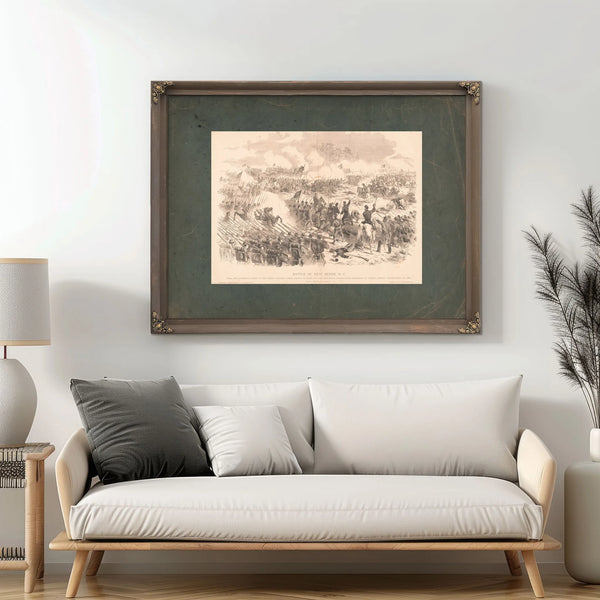 Battle of New Berne Nc 1885 — Framed Wall Art Room View | Bella Frye