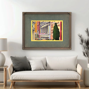 The Temple of Fortune Wall Streets Gilded Altar — Framed Wall Art Room View | Bella Frye