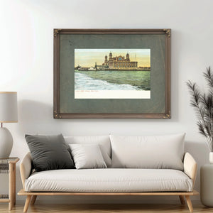 The Gateway of Forgotten Names — Framed Wall Art Room View | Bella Frye