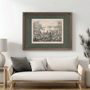 Battle of Tugela River Near Cheveley Camp 19th Century — Framed Wall Art Room View | Bella Frye