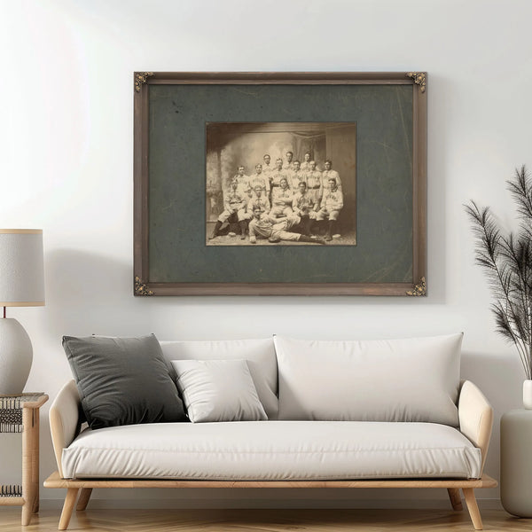Boston Americans Team Picture — Framed Wall Art Room View | Bella Frye