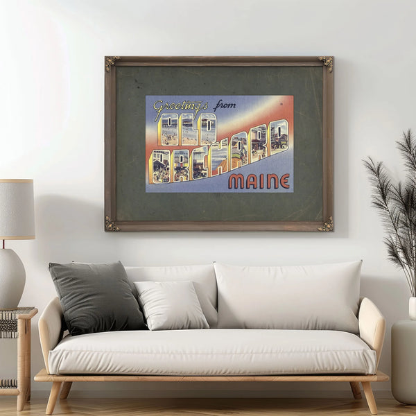Maine Old Orchard — Framed Wall Art Room View | Bella Frye
