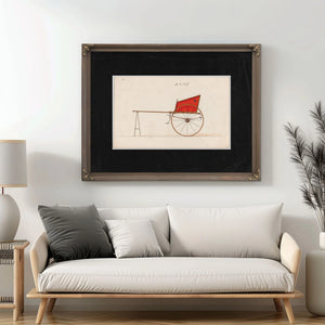 Mail Cart — Framed Wall Art Room View | Bella Frye