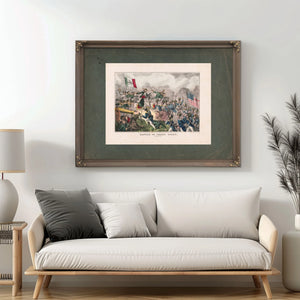 Battle of Cerro Gordo April 18th 1847 1847 — Framed Wall Art Room View | Bella Frye