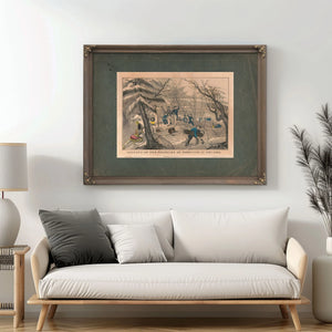 Landing of the Pilgrims at Plymouth 11th Dec 162 1845 1846 — Framed Wall Art Room View | Bella Frye