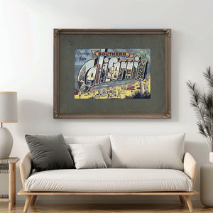 California Southern — Framed Wall Art Room View | Bella Frye