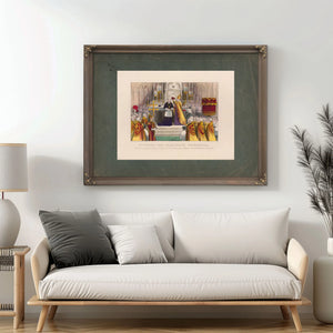 Imposing the Cardinals Berretta Upon His Grace Archbishop Mccloskey of New Y — Framed Wall Art Room View | Bella Frye