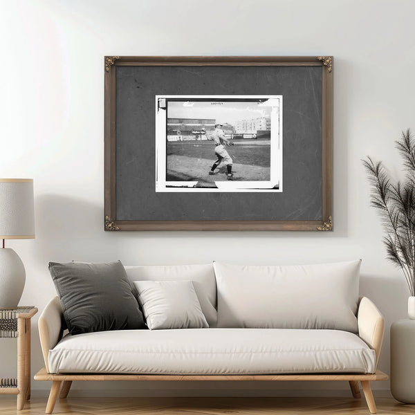 Tris Speaker Boston Al Baseball — Framed Wall Art Room View | Bella Frye