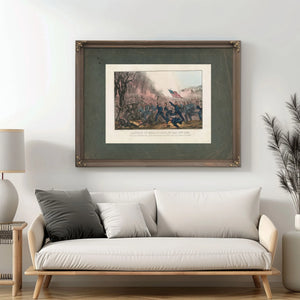 Battle of Mill Spring Ky Jan 19th 1862 1862 — Framed Wall Art Room View | Bella Frye