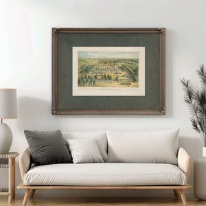 Camp Carroll Baltimore Md 1862 — Framed Wall Art Room View | Bella Frye