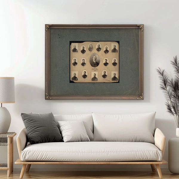Cleveland Blues Baseball Team 192 — Framed Wall Art Room View | Bella Frye