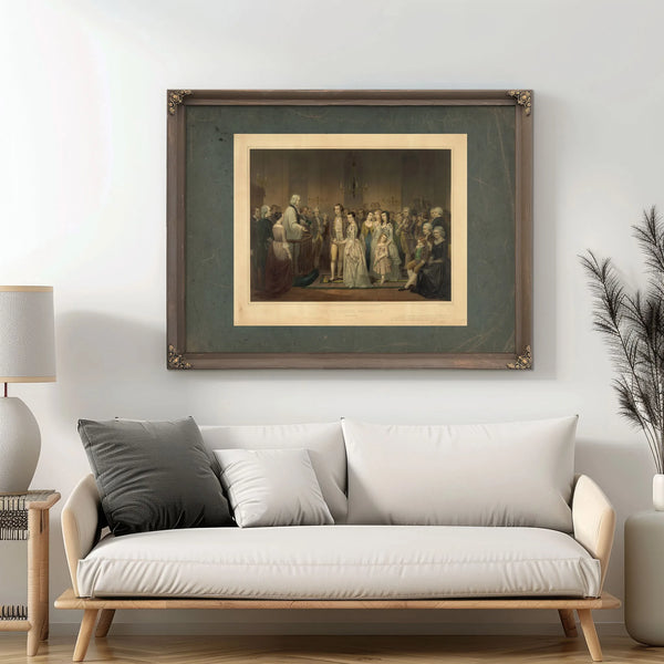 Life of George Washingtonthe Citizen 1854 — Framed Wall Art Room View | Bella Frye