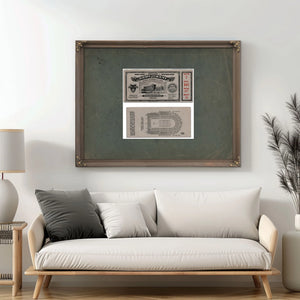 Ticket to the 1926 Army Navy Game 2 6438a1 2_1 — Framed Wall Art Room View | Bella Frye